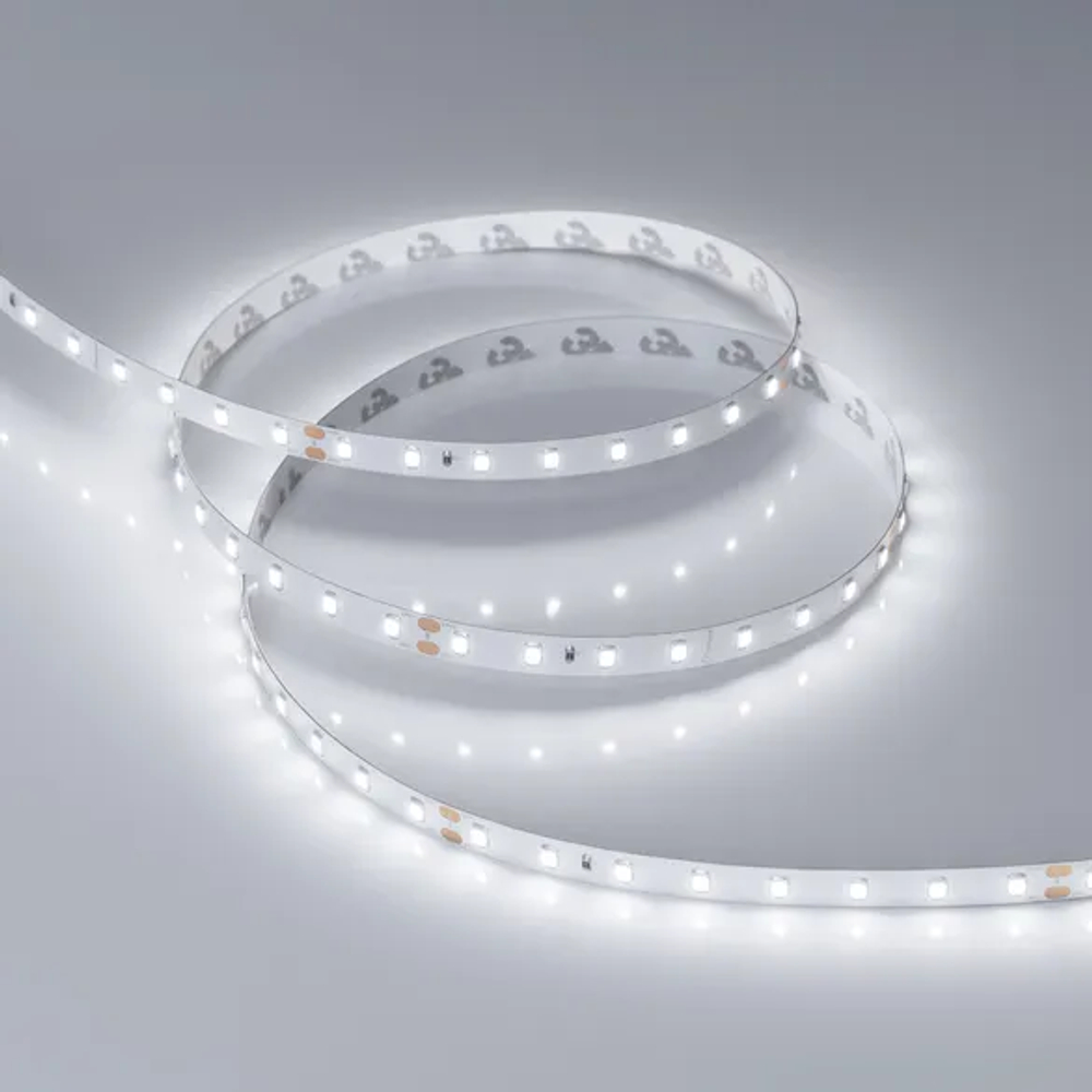 Светодиодная лента RT-A80-8mm 24V White6000 (6 W/m, IP20, 2835, 5m) (Arlight, высок.эфф.150 лм/Вт) 024509(2)