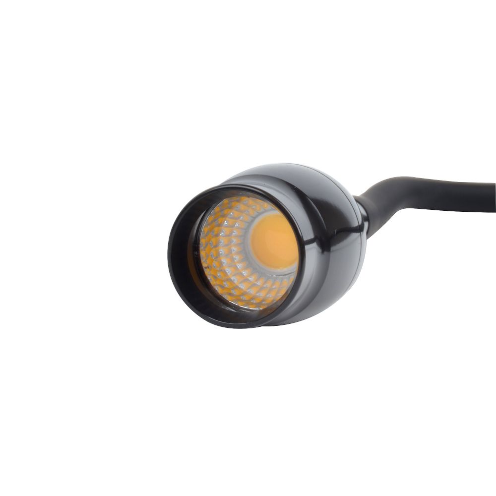 ULT-F22-3W-4000K IP20 BLACK Светильник светодиодный настенный гибкий для интерьерного освещения. 85-265В. Белый свет 4000К. Черный. TM Uniel