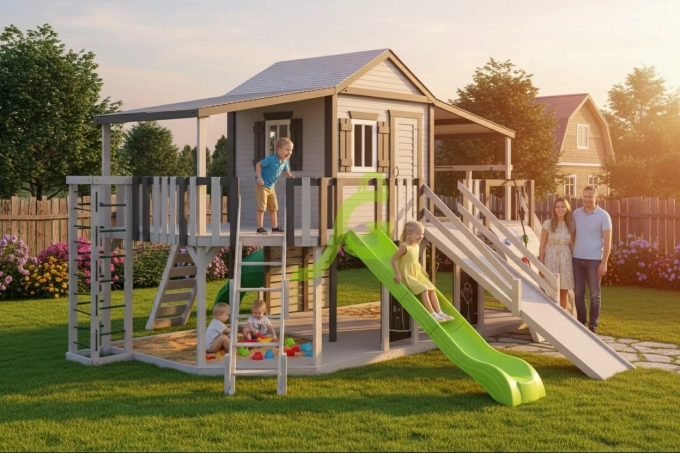 Детская площадка IgraGrad Домик D1 мод.1