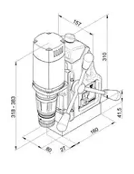 Магнитный сверлильный станок BDS MAB-465