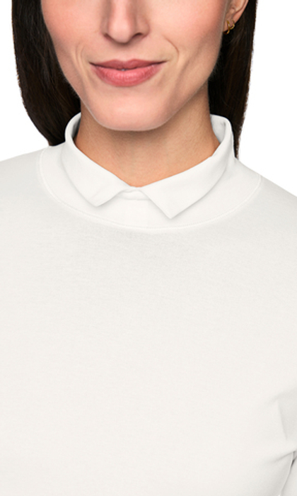 Marc Cain Водолазка из хлопка с декоративными разрезами