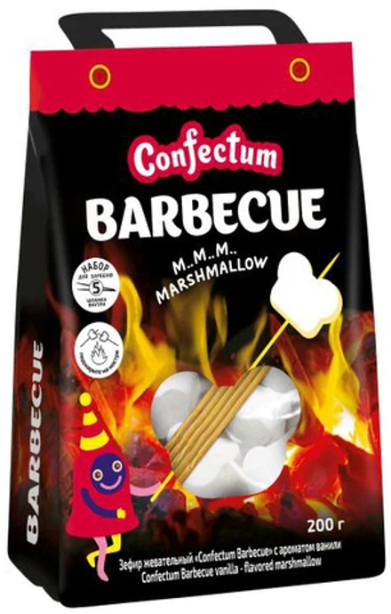 Жевательный зефир Барбекю с ароматом ванили 200г