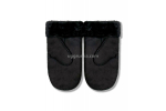UGG Варежки Замшевые Женские Черные