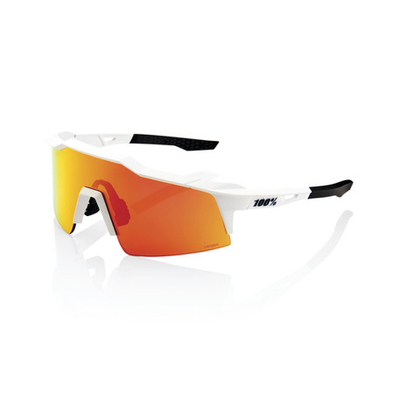 Спортивные очки с диоптриями 100% Speedcraft SL / Soft Tact Off White / HiPER Red Multilayer Mirror Lens