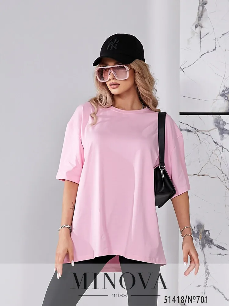 Футболка 701-розовый Minova