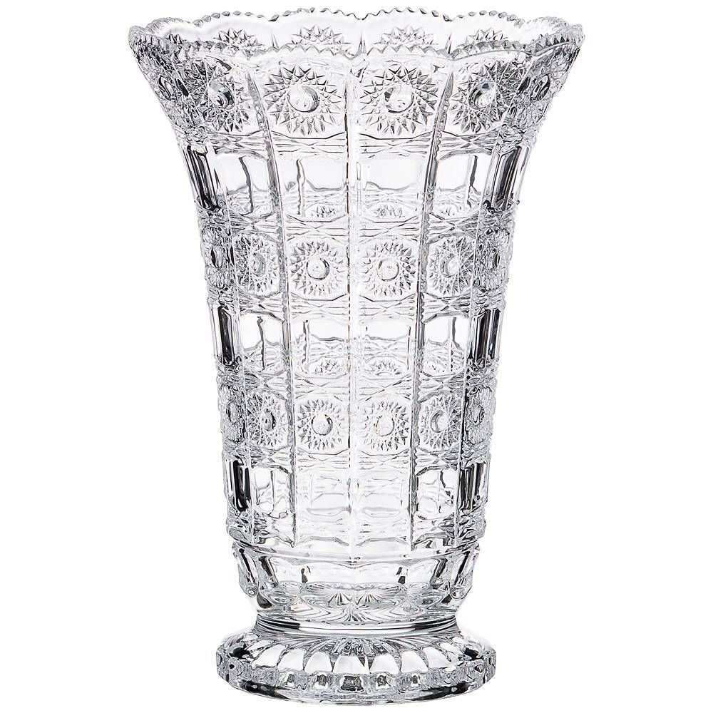 ВАЗА "MUZA CRYSTAL" ДИАМЕТР=17 СМ. ВЫСОТА=25 СМ. (КОР=6ШТ.)