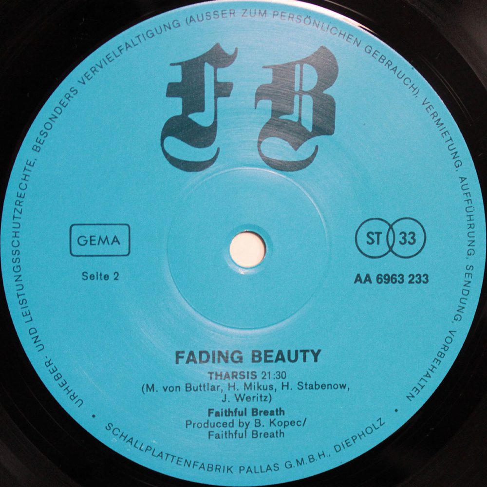 Faithful Breath / Fading Beauty (LP)