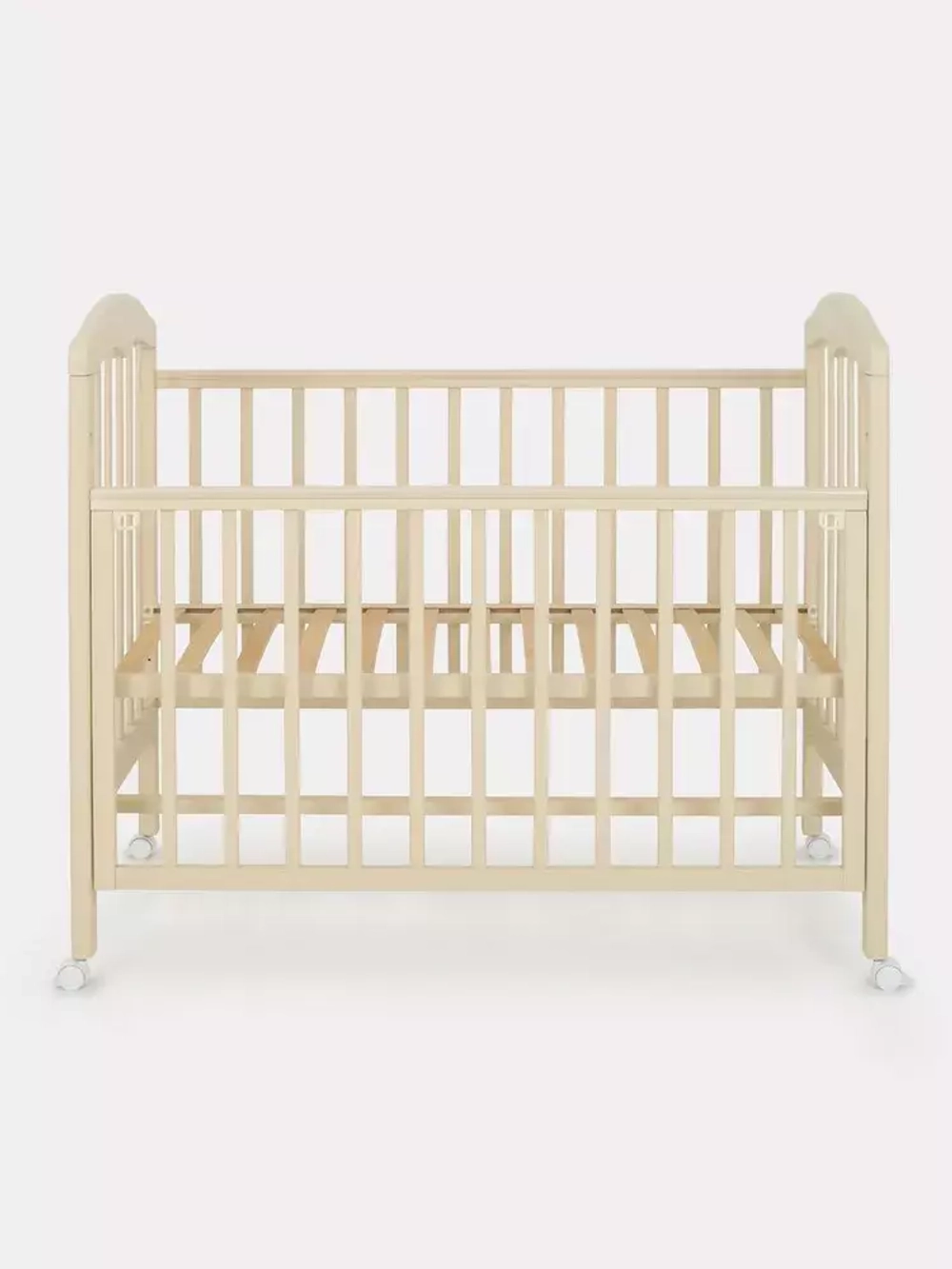 Кровать детская 120*60 "СИЛЬВИЯ"-2 (арт.44) кол/кач (слоновая кость)