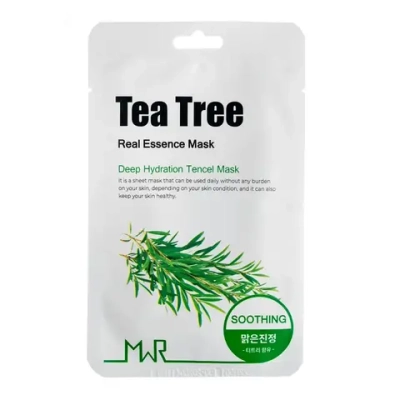 Tea Tree Sheet Mask MWR | Маска для лица с экстрактом чайного дерева
