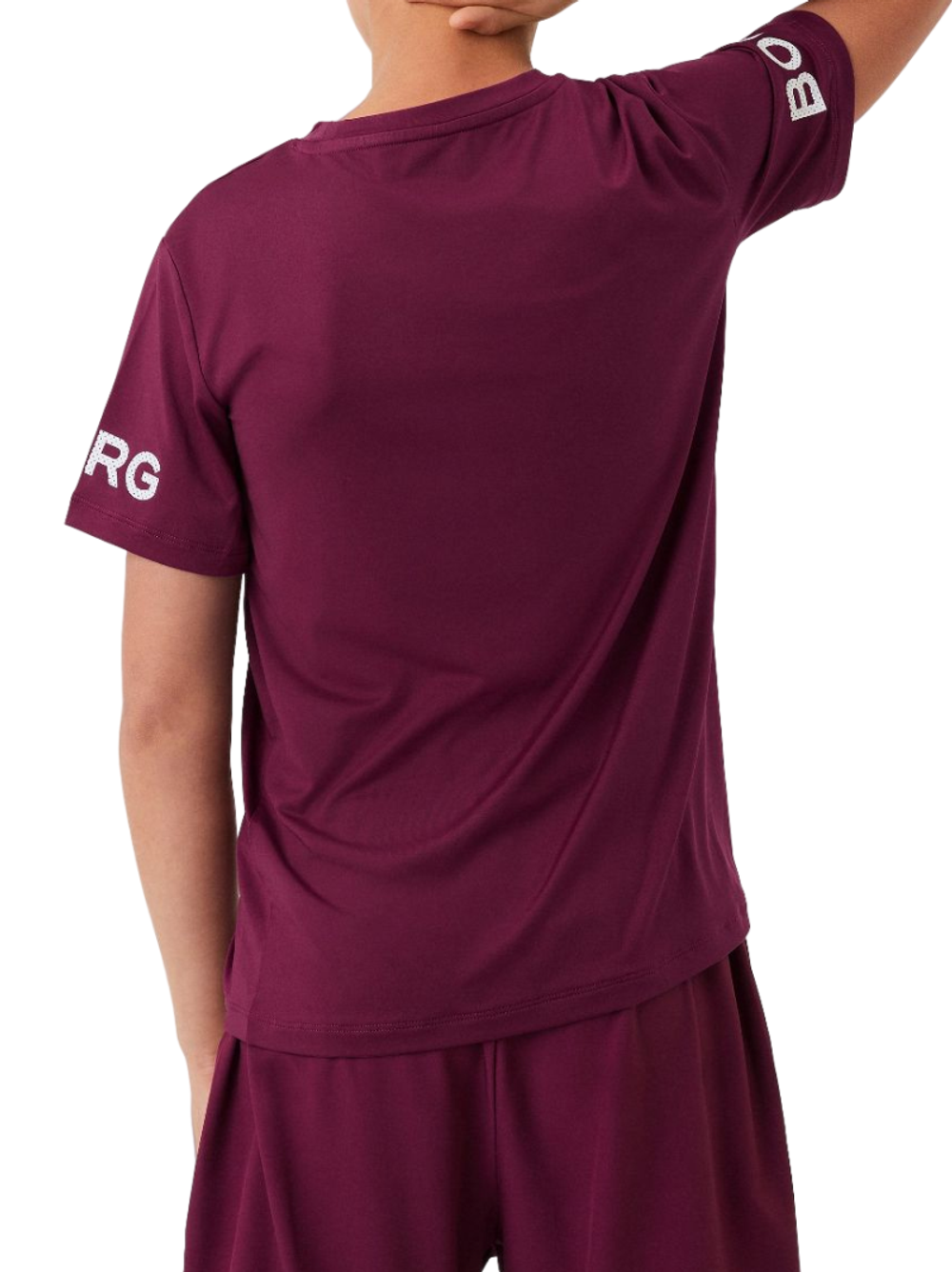 Футболка для мальчика теннисная Björn Borg T-shirt - grape wine