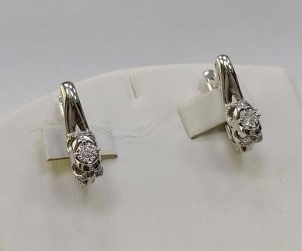 Серьги из золота с бриллиантами