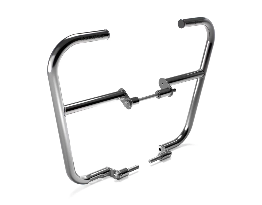 Дуги безопасности Royal Enfield Silver Large Engine Guards - Interceptor 650, Continental GT 650, Bear 650, 1990504