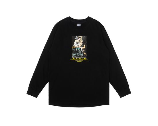 Лонгслив HOOK Мадона чёрный