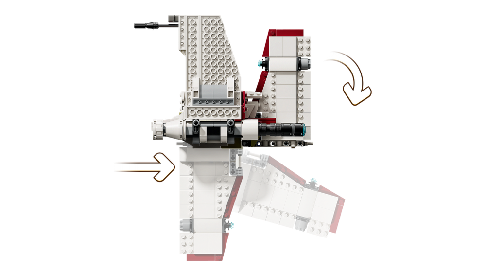 LEGO Star Wars 75432 V-19 Torrent Starfighter — легендарный истребитель из Clone Wars