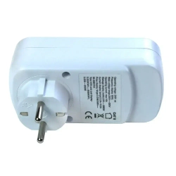 Ваттметр в розетку цифровой Bitok PM11, счетчик контроль потребления электроэнергии