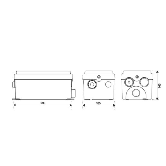 Канализационная установка SFA Sanidouche