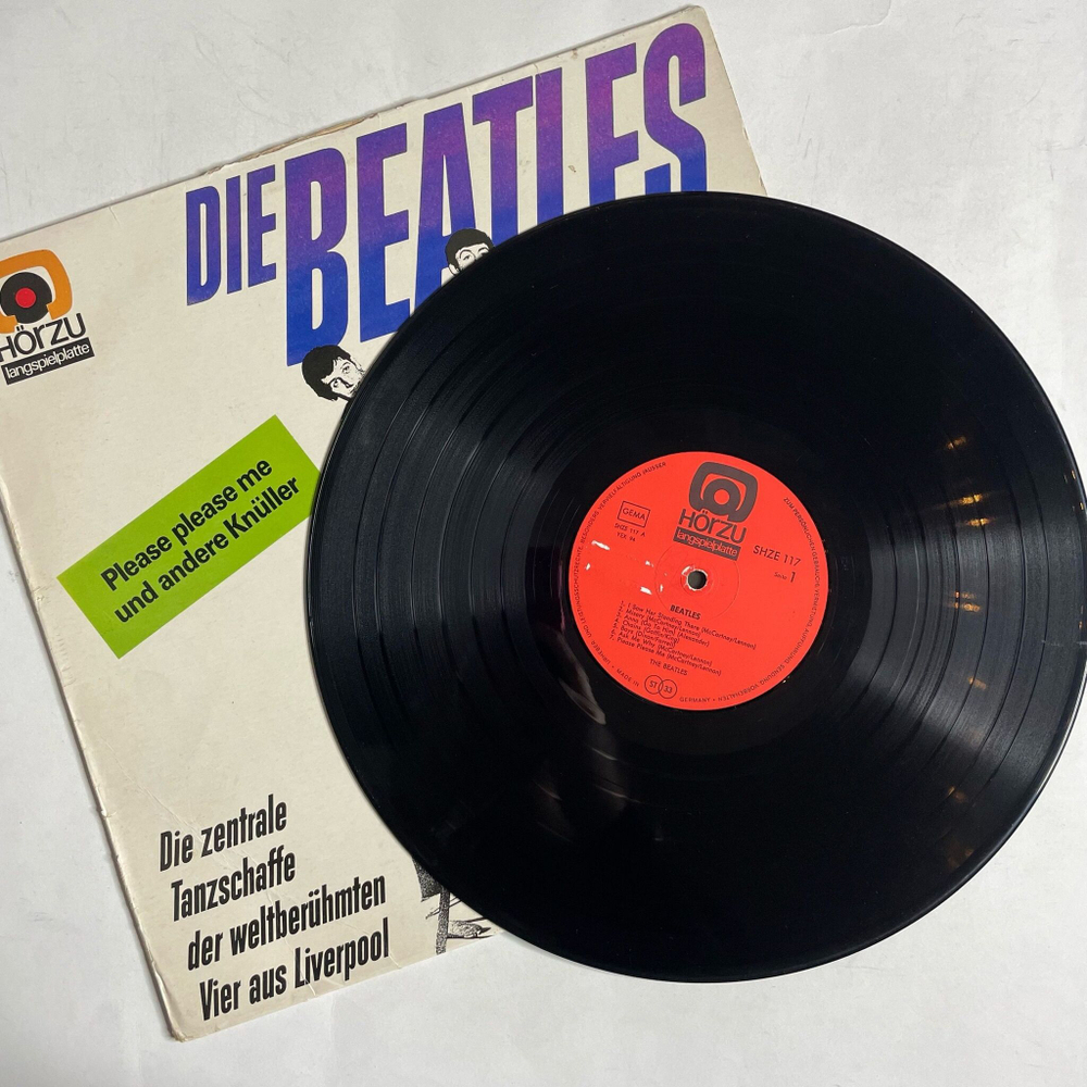 Винтажная виниловая пластинка LP Die Beatles Please Please Me Und Andere Knuller (Germany 1973)