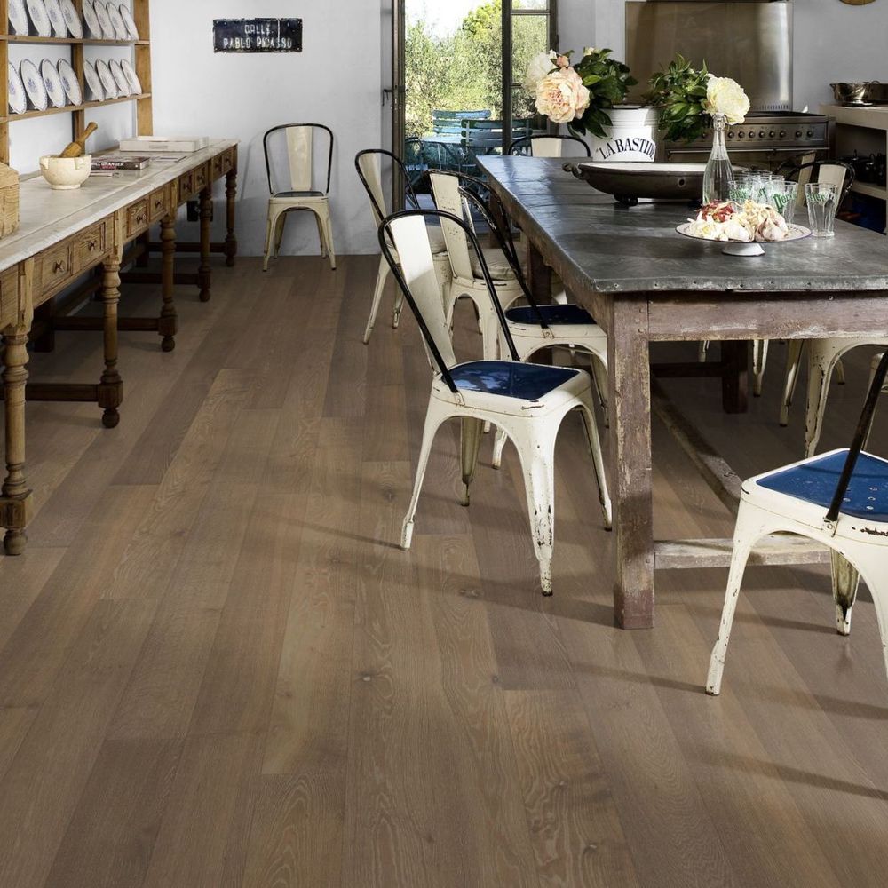 Паркетная доска Kahrs Дуб Титан Матовый Лак (OAK NOUVEAU GREIGE)
