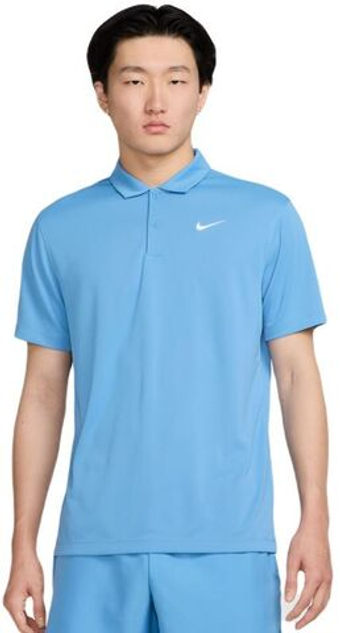 Мужское теннисное поло Nike Court Dri-Fit Solid - небесный
