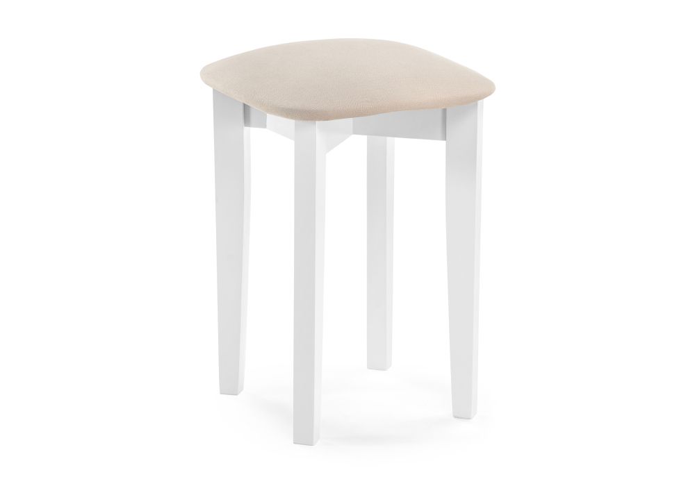 Табурет Кигон белый / сливочный раф