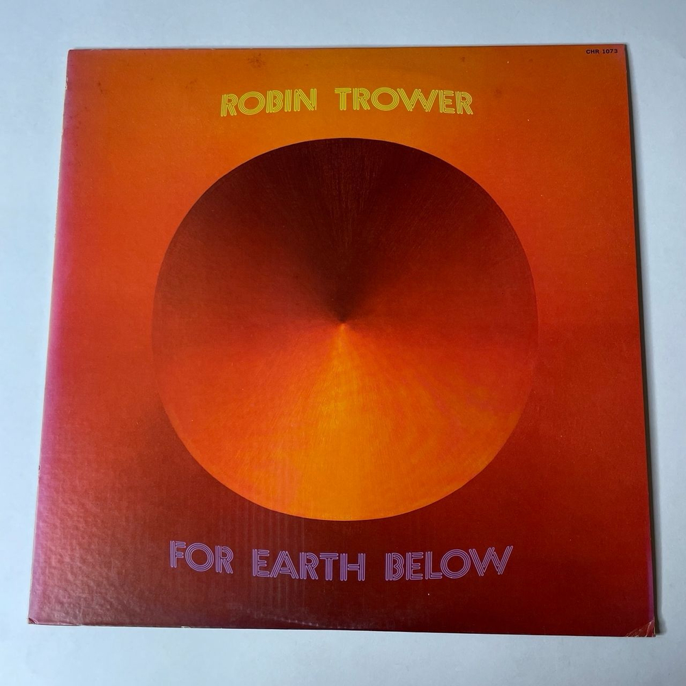 Винтажная виниловая пластинка LP Robin Trower For Earth Below (Japan 1975) (No Obi) It's Only Money