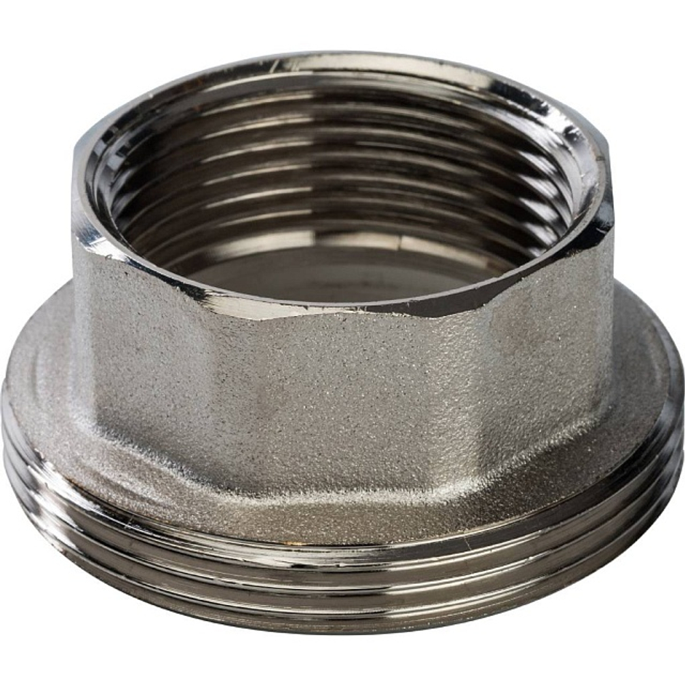 Соединение быстроразъемое (американка) STOUT SFT 0034 - 1"1/4 (ВР/ВР, латунь никелированная, металл по металлу)