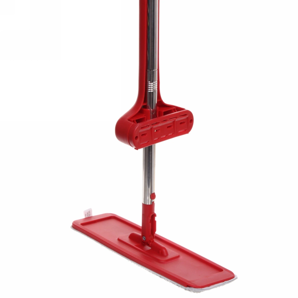 Швабра «Liao» отжимная с двумя насадками из микрофибры Z130034 красная