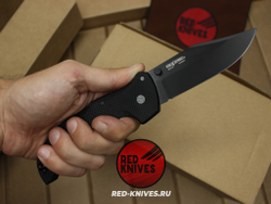 Нож Cold Steel Recon 1 Clip G10 (V2024) - черная рук., черный клинок RK/Н82