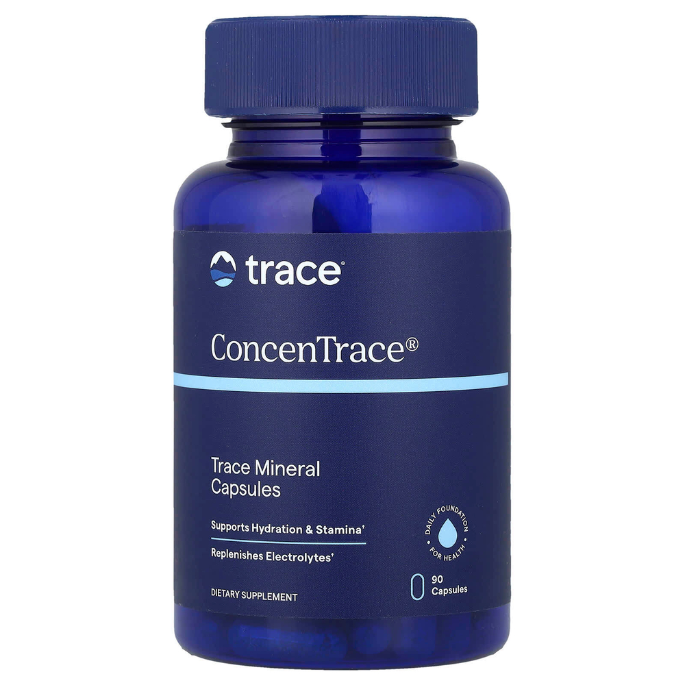 Trace, ConcenTrace®, микроэлементы, 90 капсул