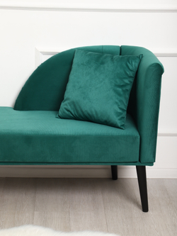 Кушетка Berger зеленый/венге