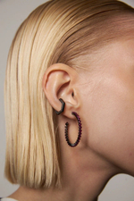 Серьга каффа Geo 2 Black