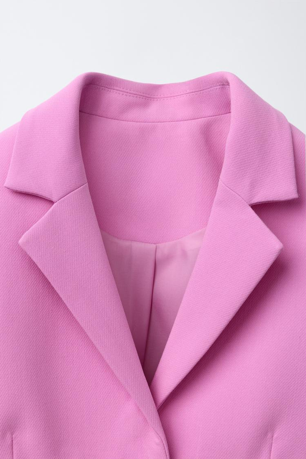 ZARA УКОРОЧЕННЫЙ БЛЕЙЗЕР, РОЗОВЫЙ