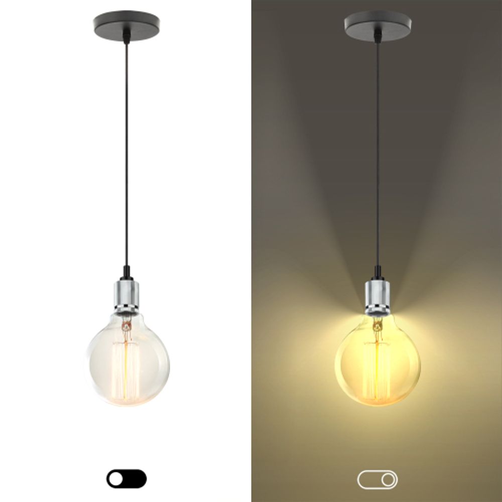 Светильник подвесной ЭРА PL13 E27 - 8 CH под лампу E27 хром | Подвесные светильники