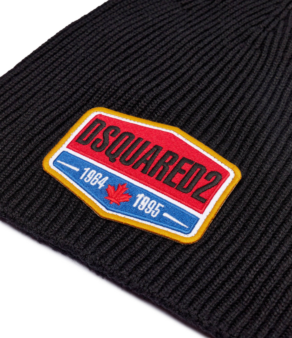 Хлопковая шапка Dsquared2 - черный(KNM0147 05M02265)