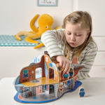 Игровой набор IKEA BLAVINGAD (БЛОВИНГАД), Подводная лодка, 11 шт