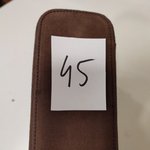 CONNIE шоколадная - пятно на замше сбоку сумки и на дне 45