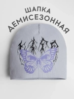 Шапка для девочки трикотажная осенняя y2k