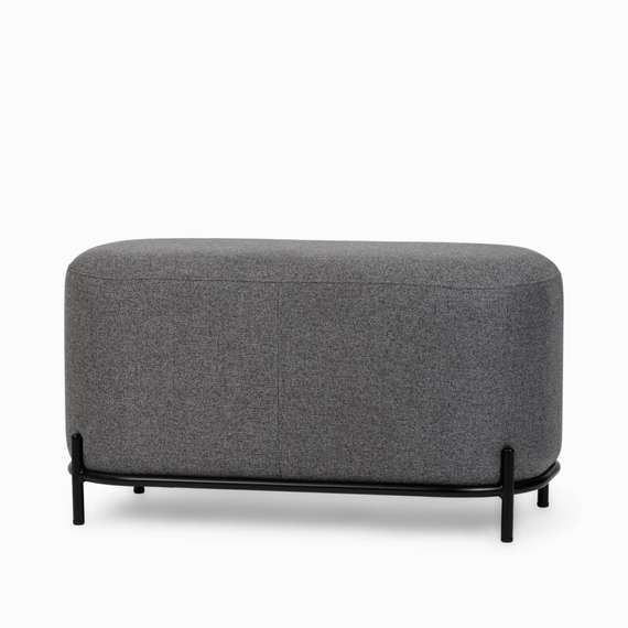 Пуф Pawai 80х45 см, тёмно-серый