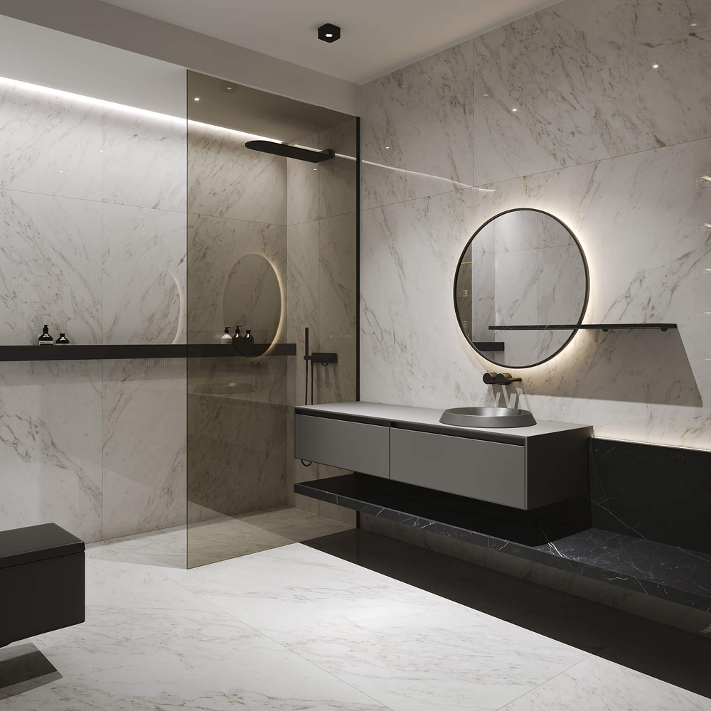 ARTCER 1XL Rok Carrara White Matt 120x180