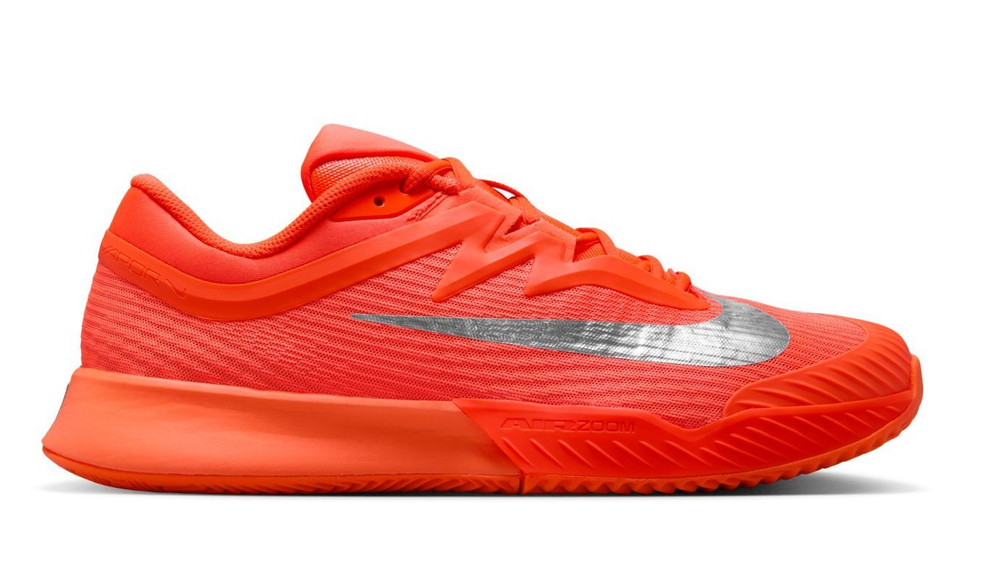Мужские кроссовки теннисные Nike Zoom Vapor Pro 3 Clay Premium - hyper crimson/metallic silver