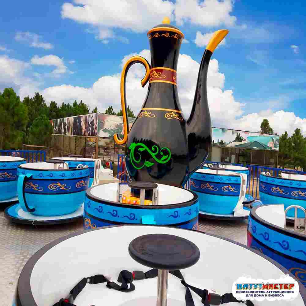 Карусель чашечки «Звездная ночь»  8 чашек, 16 мест, 8×8×3 м