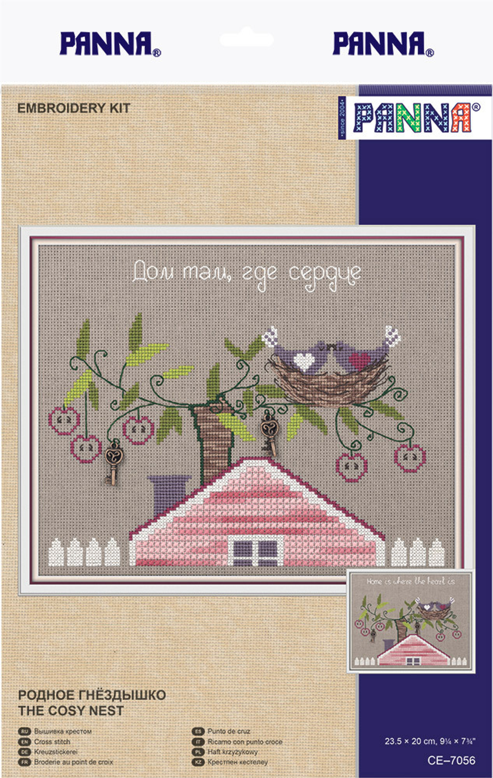 Набор для вышивания "PANNA"CE-7056 "Родное гнездышко"