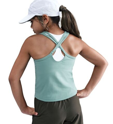 Футболка для девочки Nike Kids Dri-Fit One Fitted Tank - cannon/white