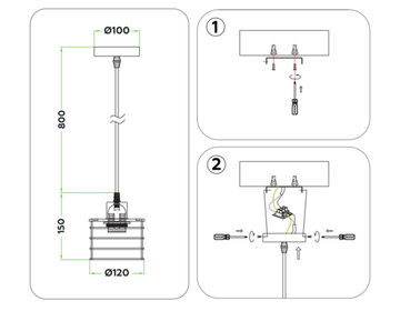 Подвесной светильник в стиле лофт 1*Е27 TR8068 BK черный Traditional Loft Ambrella