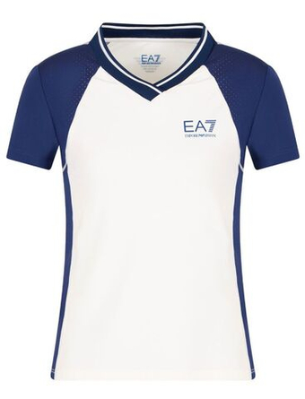 Женская теннисная футболка EA7 Woman Jersey - разноцветный