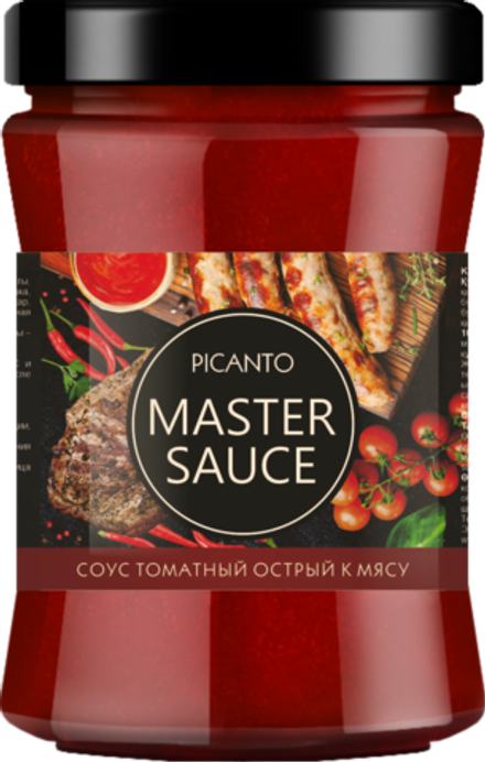 Соус томатный PICANTO / 280 г / Master sauce / Сава