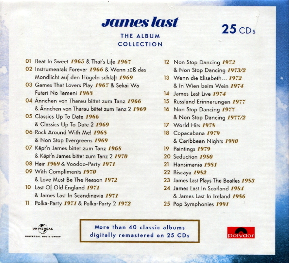 【CD】 James Last / CD コレクションNo.3 CD】 James Last / CD コレクションNo.3 James Last – The Album