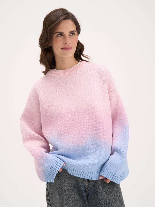 Джемпер оверсайз из смесовой шерсти 