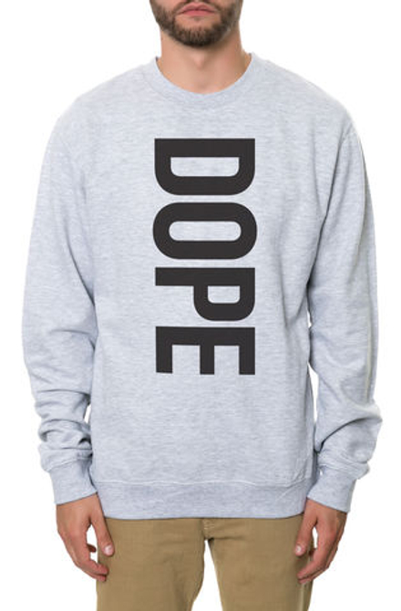 Свитшот DOPE Vertical Crewneck серый