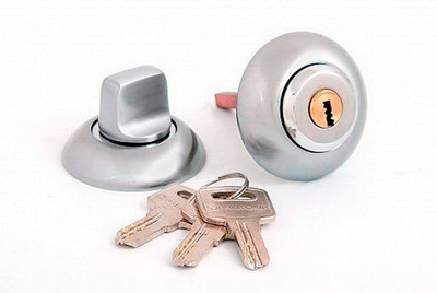 РАСПРОДАЖА Завертка с ключом PALLADIUM фиксатор-ключ CP хром